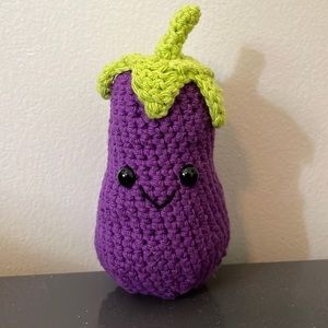 Crochet eggplant